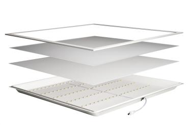 Preview: Einlegepanel - Basic Office 600x600 mm, 30,5 W, 4000 K, Weiß