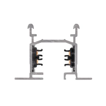Preview: EUTRAC 3PHASEN-EINBAUSCHIENE, Hochvoltschiene, weiß, 2 m