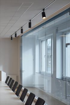 EUTRAC 3PHASEN-EINBAUSCHIENE, Hochvoltschiene, weiß, 2 m