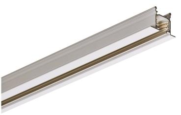 EUTRAC 3PHASEN-EINBAUSCHIENE, Hochvoltschiene, weiß, 3 m