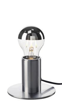 Preview: FITU, Indoor Tischleuchte, alu gebürstet, E27, max. 10 W