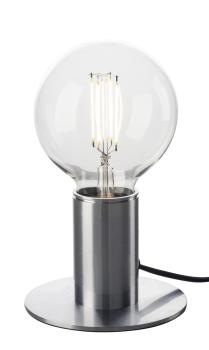 Preview: FITU, Indoor Tischleuchte, alu gebürstet, E27, max. 10 W