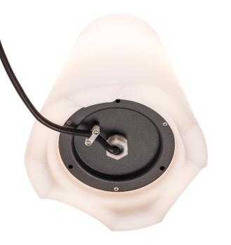 Preview: KIROCONE, Outdoor Tischleuchte, E27, IP44, weiss, max. 60 W