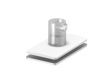 H-PROFIL Zugentlastung/Pendeleinspeisung, weiß