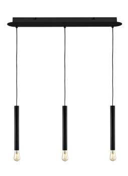 Preview: FITU tripple Rosette lang, schwarz