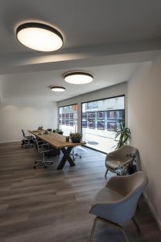 MEDO 90 AMBIENT, LED Indoor Deckenaufbauleuchte TRIAC schwarz 3000/4000 K