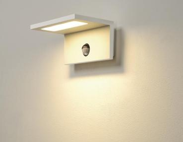 Preview: LED SENSOR WL, LED Outdoor Wandaufbauleuchte, IP44, weiß, 3000 K