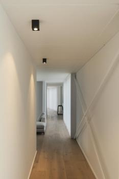 TRILEDO, Indoor Deckenaufbauleuchte, QPAR51, schwarz, max 10 W, eckig