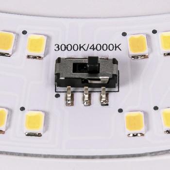 LIPSY® 50, LED Outdoor Wand- und Deckenaufbauleuchte, weiß, IP44, 3000/4000 K