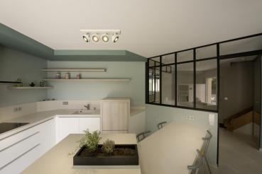 KALU, Indoor Wand- und Deckenaufbauleuchte, quad, QPAR111, weiß, 4x75 W