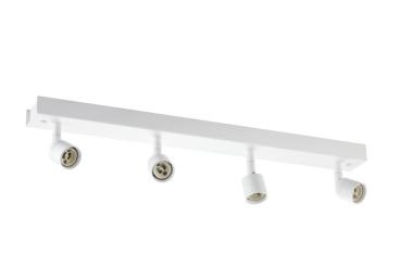 PURI, Indoor Wand- und Deckenaufbauleuchte, quad, QPAR51, weiß, 4x50 W