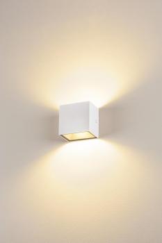 SITRA S, LED Outdoor Wand- und Deckenaufbauleuchte, weiß, IP65, 3000 K, 11 W