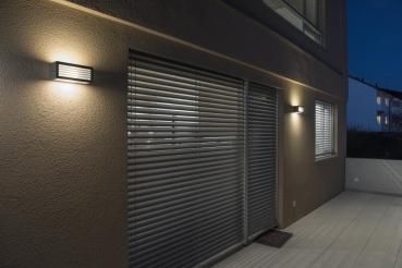 Preview: BOX-L, LED Outdoor Wand- und Deckenaufbauleuchte, anthrazit, IP44, 3000 K, 19 W