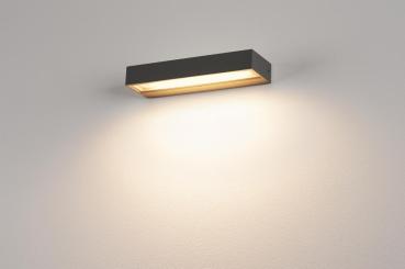 Preview: PEMA®, LED Outdoor Wandaufbauleuchte, IP54, antracite, 3000 K