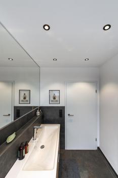 PATTA-I, LED Outdoor Deckeneinbauleuchte, rund DL IP65 schwarz 1800-3000 K