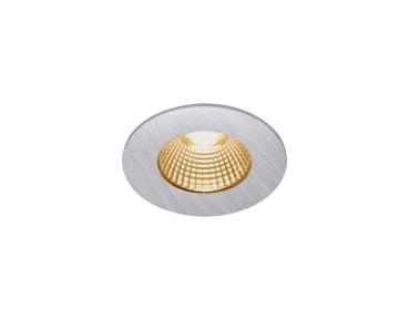 Preview: PATTA-I, LED Outdoor Deckeneinbauleuchte, rund DL IP65 silber 1800-3000 K