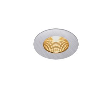 Preview: PATTA-I, LED Outdoor Deckeneinbauleuchte, rund DL IP65 silber 1800-3000 K