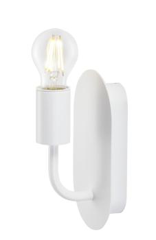 Preview: FITU, Indoor Wandaufbauleuchte, E27, weiß, max. 24 W