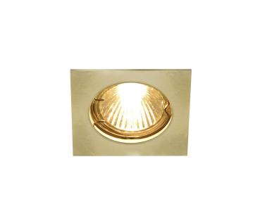 PIKA, Indoor Deckeneinbauleuchte, messing, starr, max. 50 W