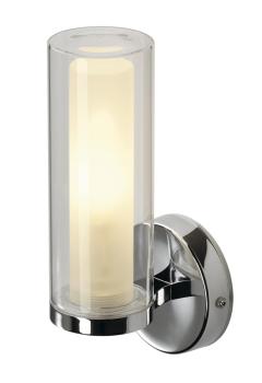 WL 106, chrom, doppelt Glas, 1xE14