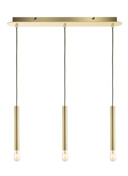 Preview: FITU tripple Rosette lang, soft gold