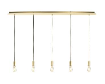 Preview: FITU fünfach Rosette lang, soft gold