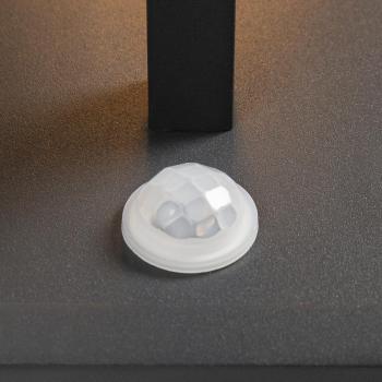 Preview: QUADRULO SENSOR, E27 Outdoor Wandaufbauleuchte anthrazit inklusive Sensor