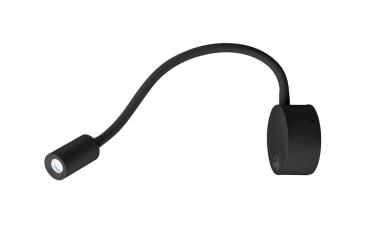 DIO FLEX PLATE, LED Indoor Wandaufbauleuchte, schwarz, 4000 K