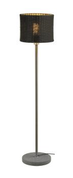 Preview: ADEGAN MANILA, PE Rattan anthrazit + SST 304 + Granit G654, E27, max. 15 W