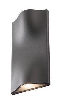 Preview: VILUA, Outdoor Wandaufbauleuchte anthrazit IP54 100°