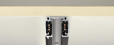 S-TRACK 3 Phasen Aufbauschiene, DALI, PHASE, 2 m, schwarz