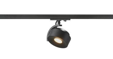 Preview: KALU TRACK, Indoor LED 1 Phasen System Leuchte, schwarz, 3000 K inklusive 1 Phasen-Adapter