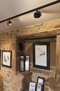 Preview: KALU TRACK, Indoor LED 1 Phasen System Leuchte, schwarz, 3000 K inklusive 1 Phasen-Adapter