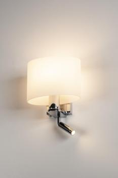 KENKUA SPOT, E27, Indoor LED Wandaufbauleuchte, chrom, 3000 K