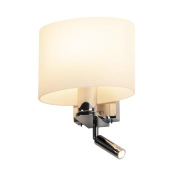 KENKUA SPOT, E27, Indoor LED Wandaufbauleuchte, chrom, 3000 K