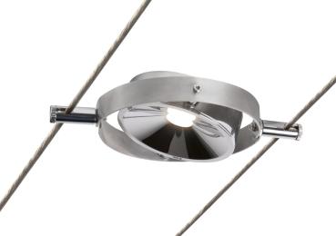 Preview: DURNO, Seilleuchte für TENSEO Niedervolt-Seilsystem, 2700 K, chrom