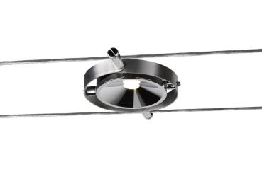 Preview: DURNO, Seilleuchte für TENSEO Niedervolt-Seilsystem, 2700 K, chrom