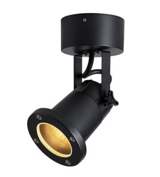 Preview: NAUTILUS, Outdoor Wandaufbauleuchte, schwarz