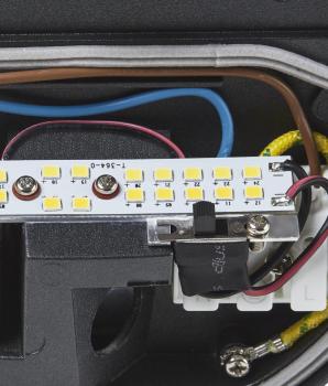 DOWNUNDER OUT, round WL Outdoor LED Wandaufbauleuchte, anthrazit, 3000 K