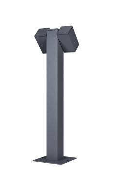 Preview: THEO PATHLIGHT, double, QPAR51 Outdoor Stehleuchte, anthrazit