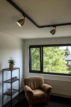 Preview: PARA CONE 14, 3 Phasen System Leuchte, kupfer/weiß, inkl. 3 Phasen-Adapter