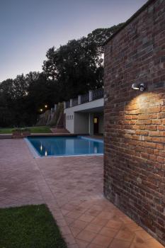 ESKINA SPOT SENSOR, Outdoor Wand- und Deckenaufbauleuchte, anthrazit, 3000/4000 K, IP54