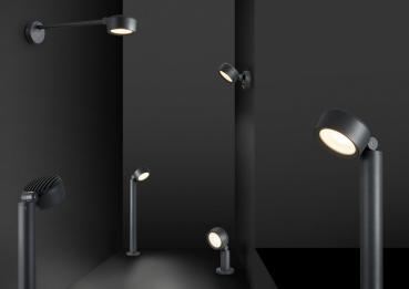 ESKINA 80, Outdoor Stehleuchte, anthrazit, 3000/4000 K, IP65, dimmbar