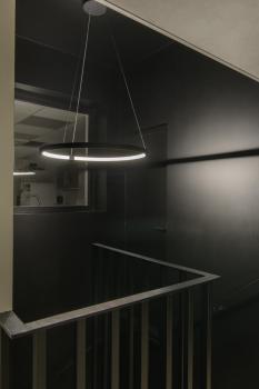 ONE 80 DALI, Indoor LED Pendelleuchte, schwarz, 3000/4000 K