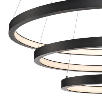 Preview: ONE TRIPLE DALI, Indoor LED Pendelleuchte, schwarz, 3000/4000 K