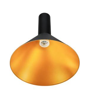 Preview: PHELIA 20, Indoor Pendelleuchte, schwarz/gold