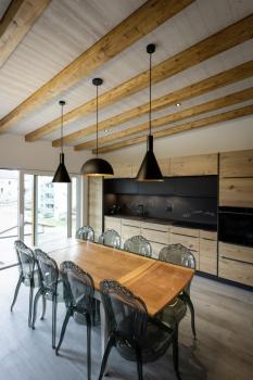 PHELIA 20, Indoor Pendelleuchte, schwarz/gold