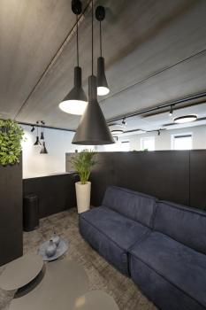 PHELIA 20, Indoor Pendelleuchte, schwarz/gold