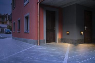 FLATT, Outdoor, LED Wandaufbauleuchte, 3000/4000 K, IP65, anthrazit