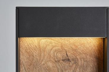 Preview: FLATT POLE 65, Outdoor LED Stehleuchte, 3000/4000 K, IP65, anthrazit/braun